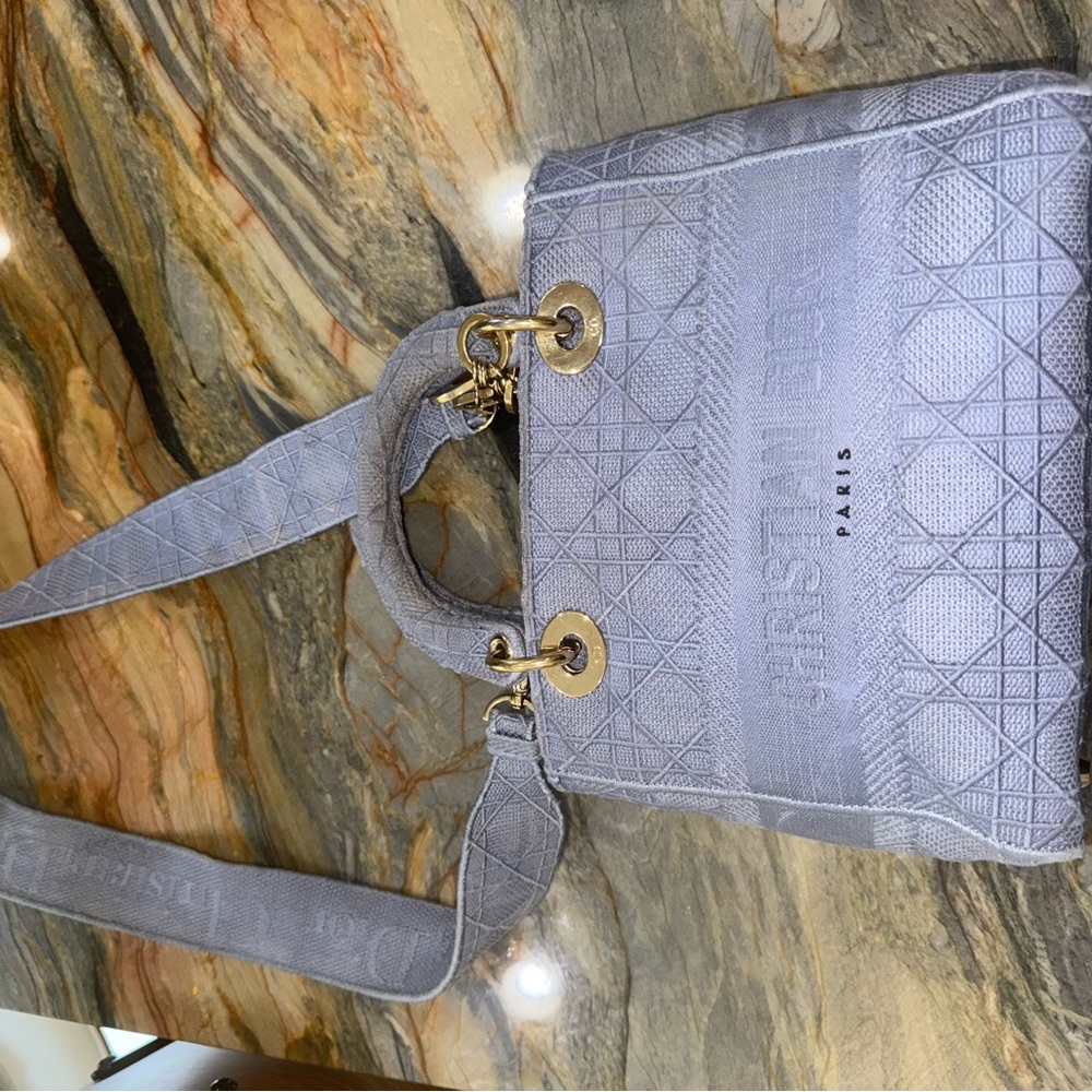 Lady Dior d-Lite Medium Denim Bag - Picture 7 of 16